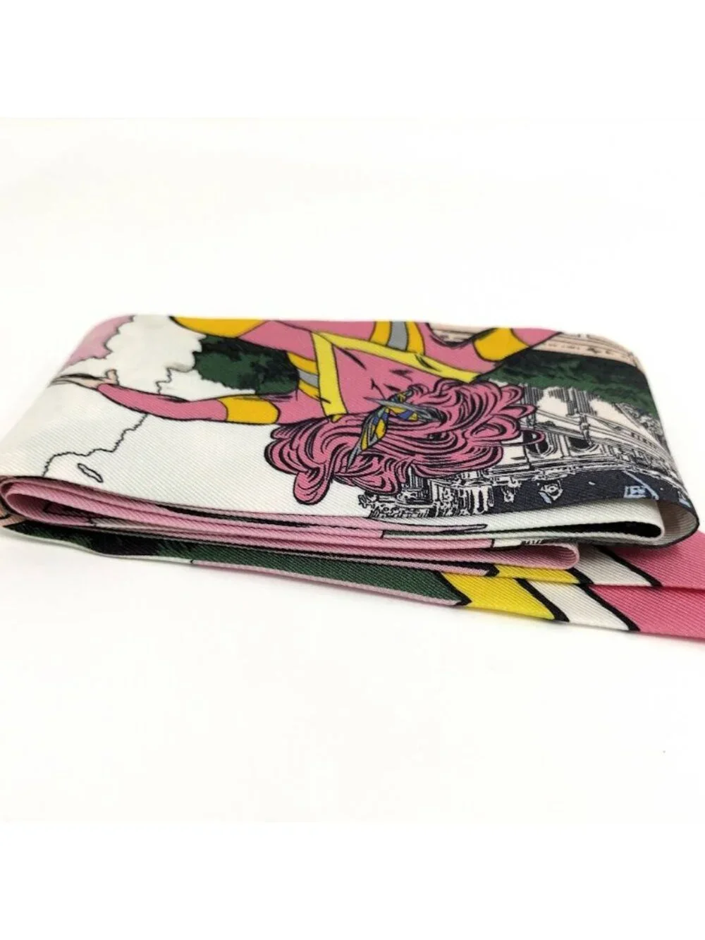 Hermes Twilly Scarf Silk 100% Multicolor